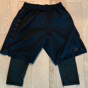 Adidas Tiro  2-in-1 Soccer shorts